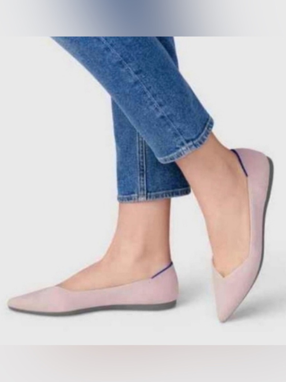 Rothy’s • The Point II Flats • Sz 8 • Petal Pink Lilac